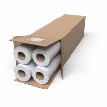 HP Pack 4 Rollos de Papel para Plotter 80g 24" (A1 – 610mm x 45,7m) (imagen para) HP Pack 4 Rollos de Papel para Plotter 80g 24" (A1 – 610mm x 45,7m)