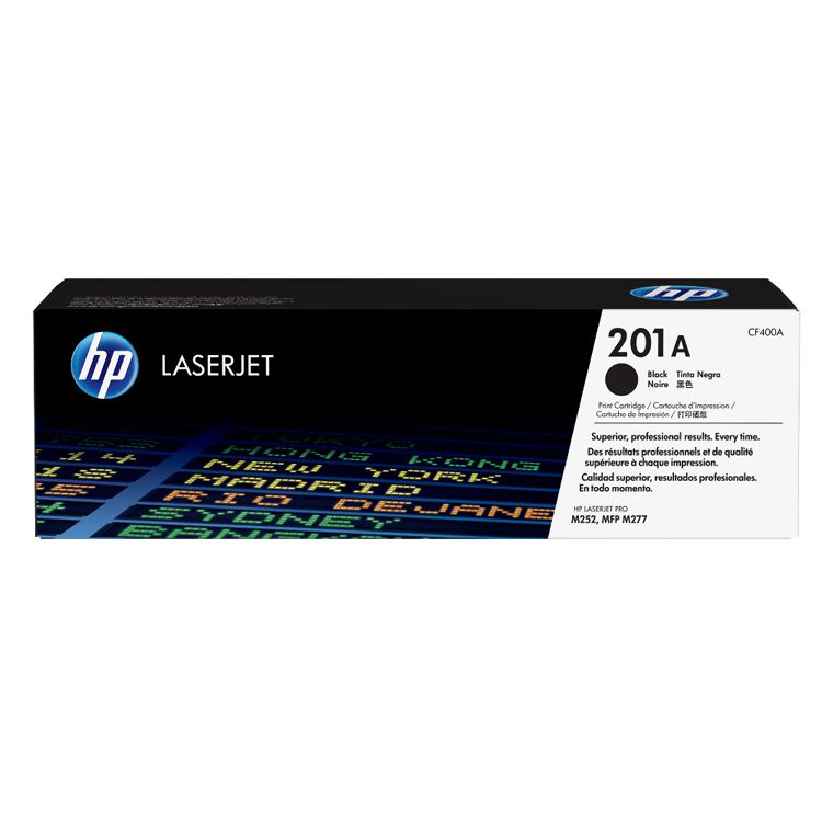 Tóner HP 201A CF400A negro Original