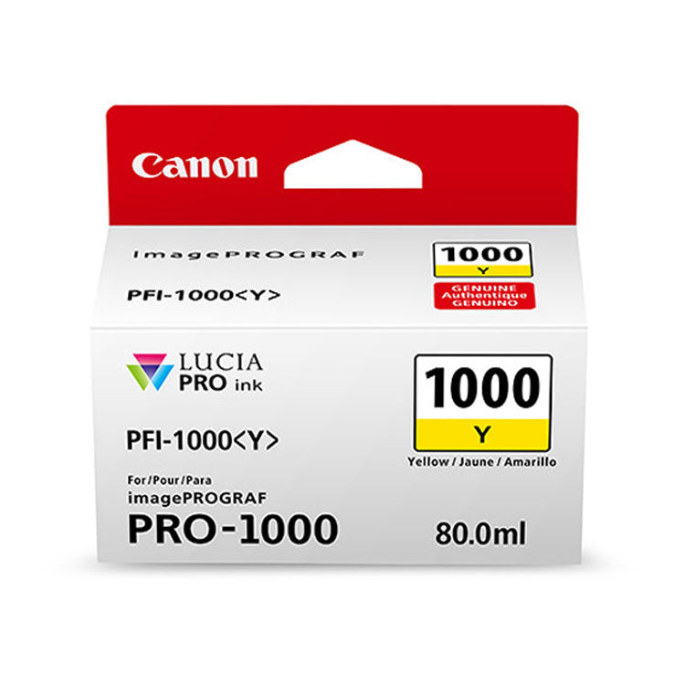 Tinta Amarilla Canon PFI-1000Y 0549C002AA Pro 1000