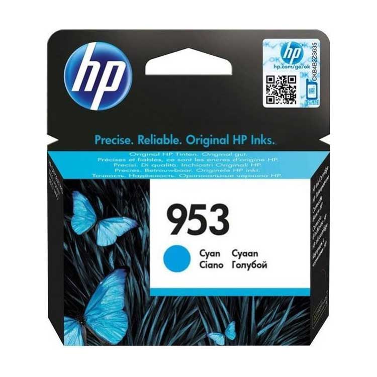 Tinta HP 953 F6U12AE Cian