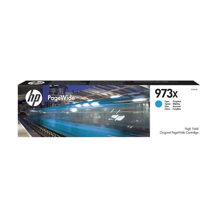 Tinta HP 973X F6T81AE Cian Original