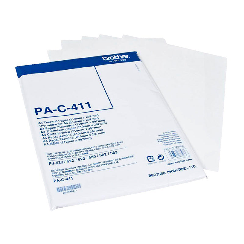 Brother Papel Termico 100 Hojas A4