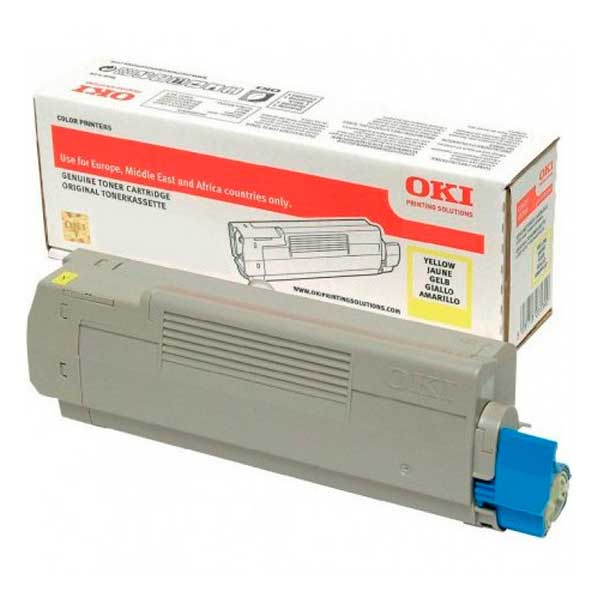 Toner Amarillo Oki C712 46507613