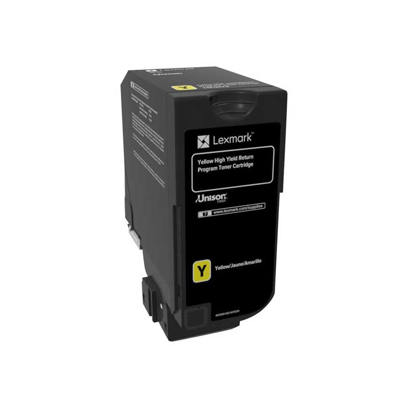 Toner Lexmark 74C2HY0 Amarillo
