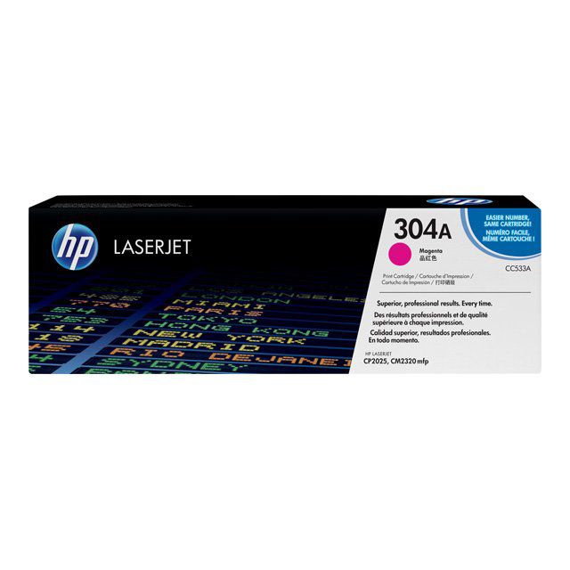 Tóner HP 304A CC533A Magenta Original
