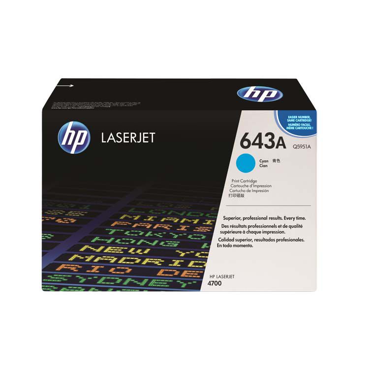 Tóner HP 643A Q5951A Cian Original