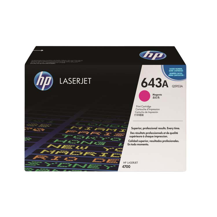 Tóner HP 643A Q5953A Magenta Original
