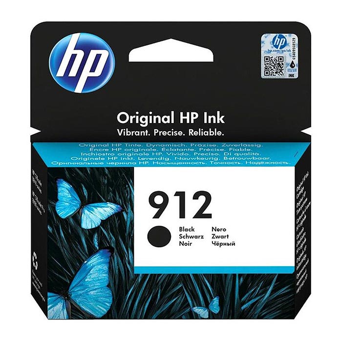 Cartucho de Tinta HP 912 Negro 3YL80AE