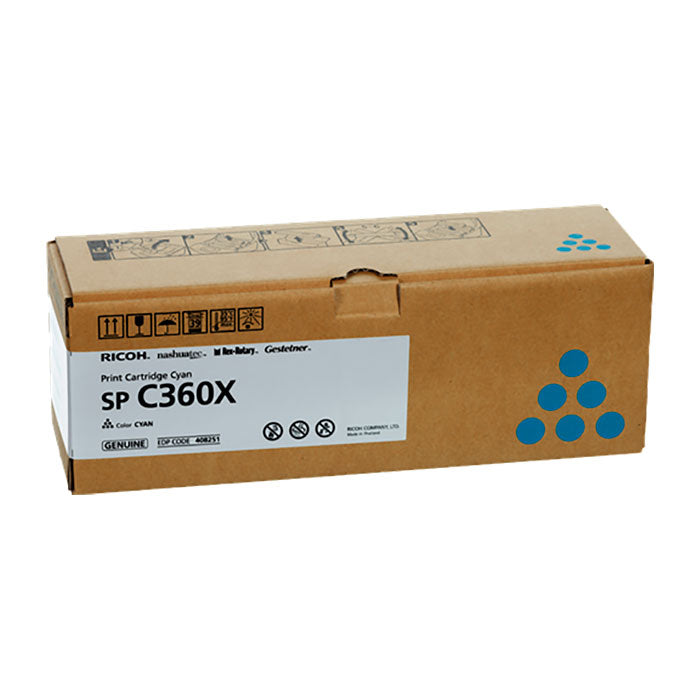 Cartucho Toner Ricoh 408251 Cian SP C360XC