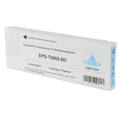 Tinta Compatible con Epson T6065 Cian claro