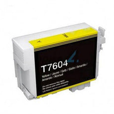 Tinta Compatible con Epson T7604 Amarillo
