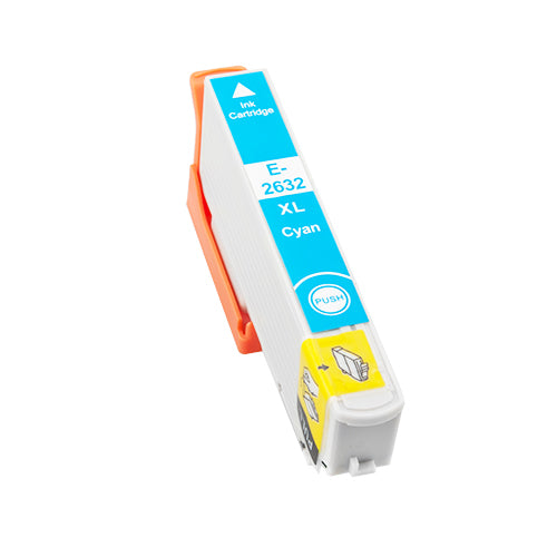 Tinta Compatible con Epson T2632 Cian
