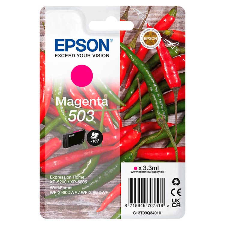 Tinta Epson 503 Magenta pimientos