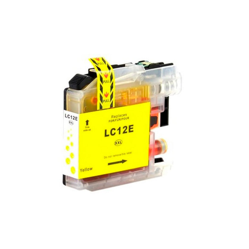 Tinta compatible con Brother LC12EY Amarillo
