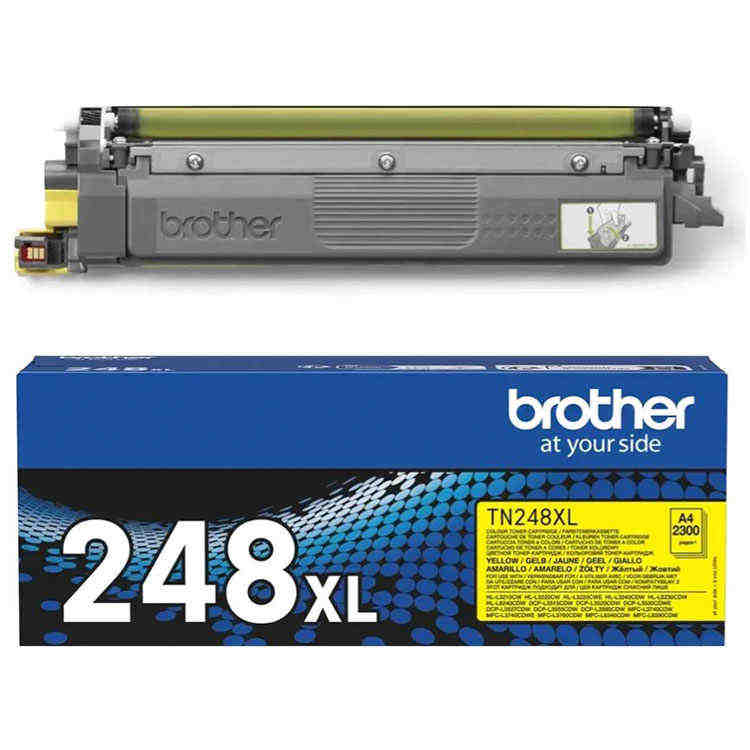 Brother TN248XLY Tóner Amarillo
