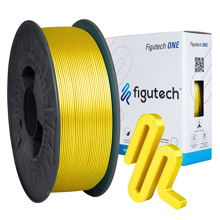 Figutech ONE Filamento PLA Amarillo 1.75mm 1Kg