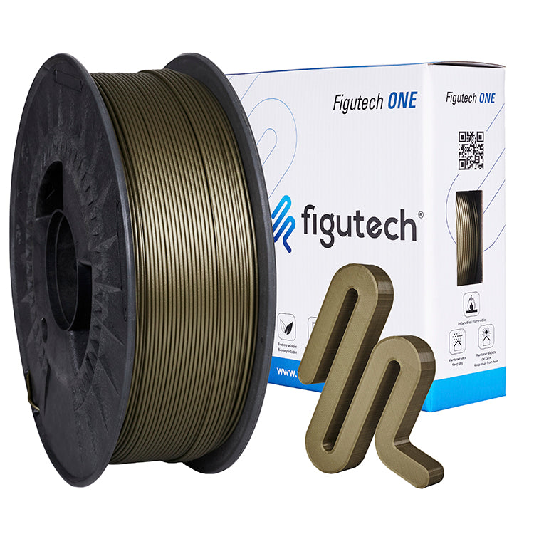 Figutech ONE Filamento PLA Oro Azteca 1.75mm 1Kg
