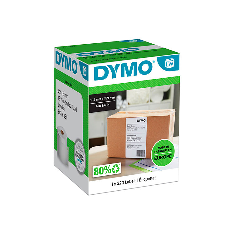 Dymo Etiqueta LW envío 104x159 mm 4xl/5xl rollo de 220