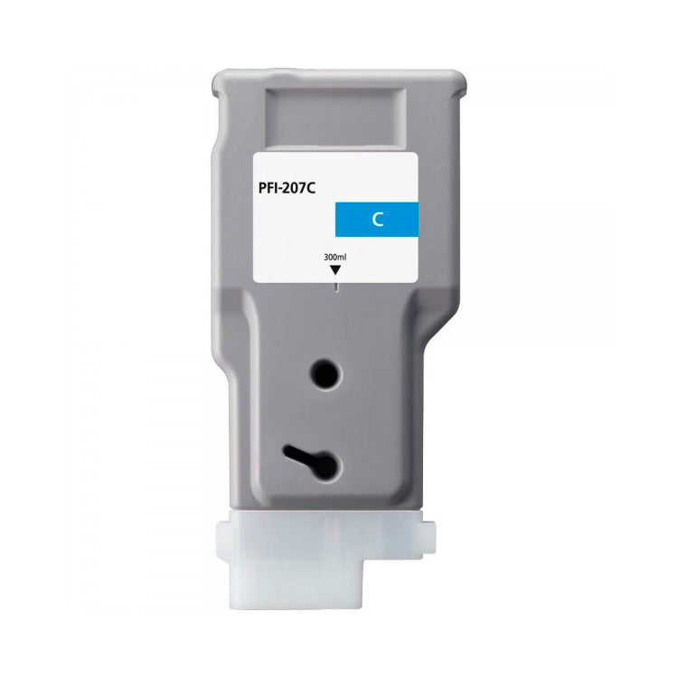 Tinta compatible con CANON PFI-207C Cian