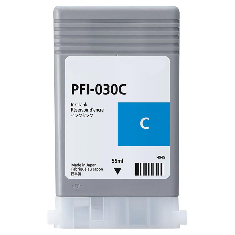 Tinta Compatible con Canon PFI-030C Cian