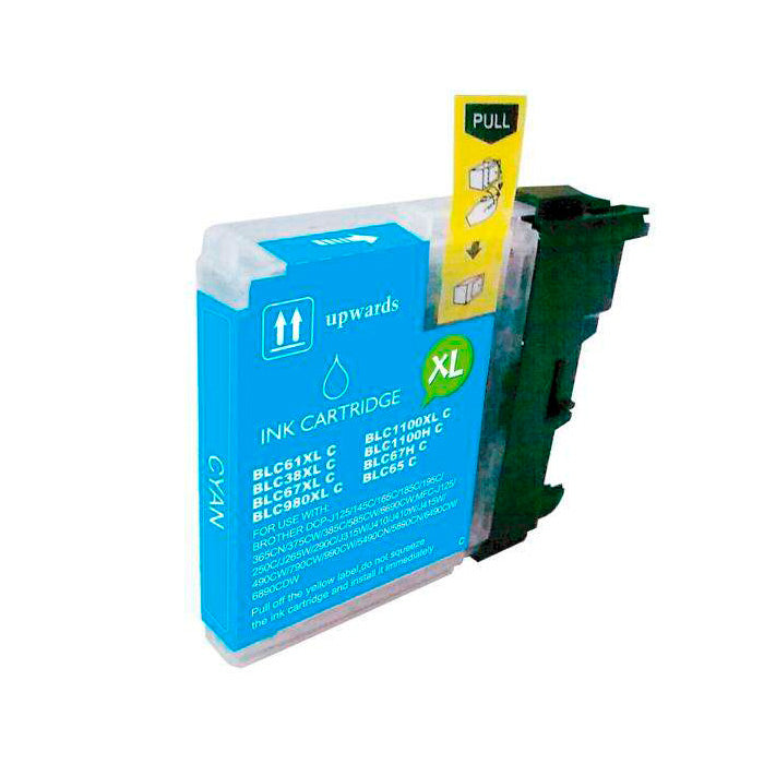 Tinta Compatible con Brother LC980C Cian