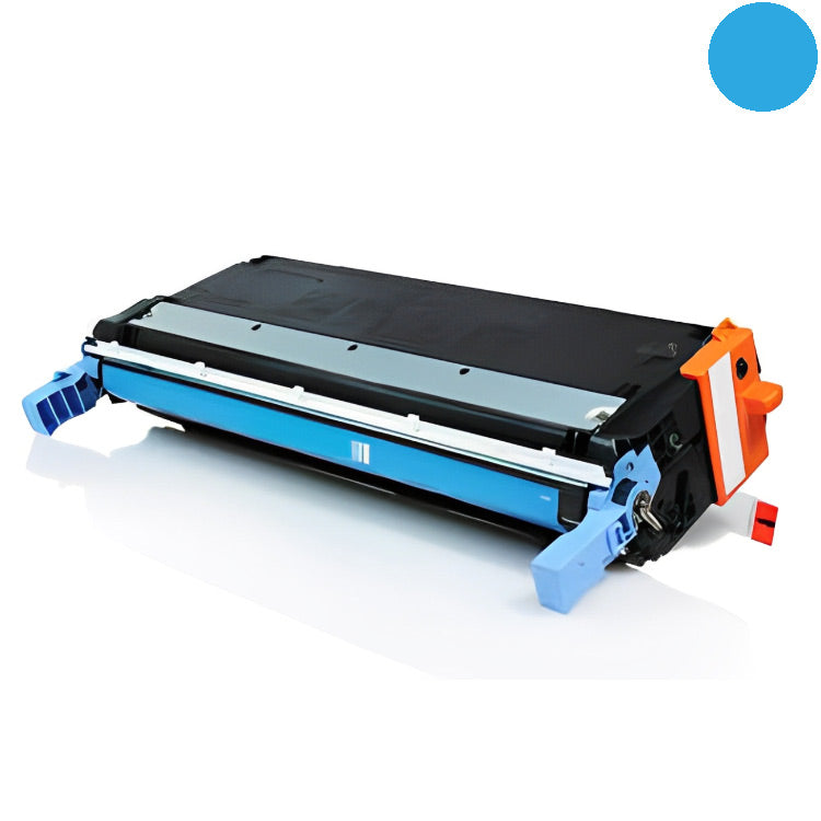 Toner compatible con HP 645A Cian