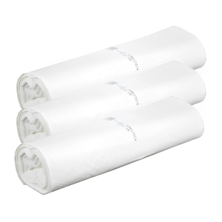Rollo Bolsas de Basura 30L 54X60 Blancas 20 uds
