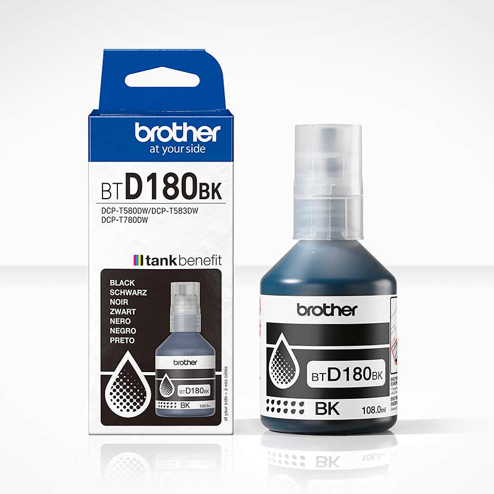 Brother BTD180BK Botella de tinta Negro