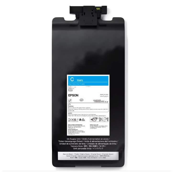 Tinta Epson T56F2 Cian 1600ml