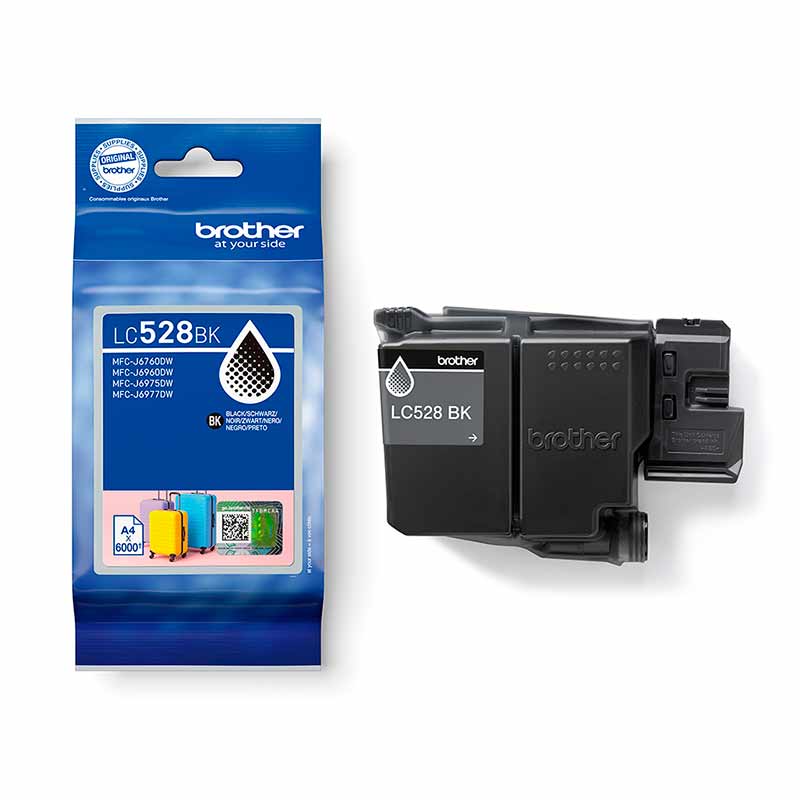 Tinta Brother LC528BK negro original