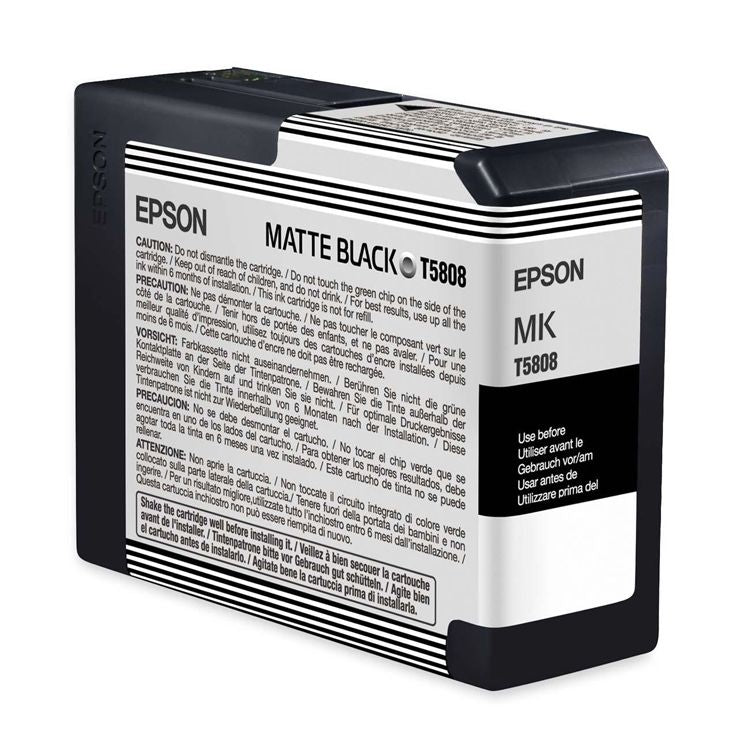 Tinta Negra Mate T5808 Epson Stylus Pro 3800 80ml