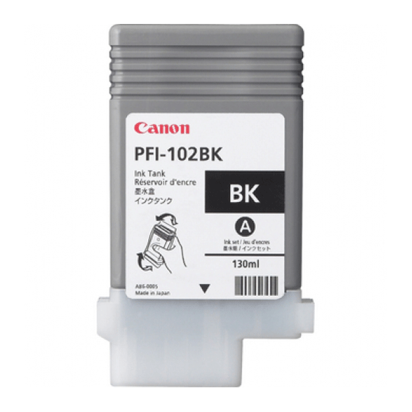 Cartucho de Tinta Negro Canon PFI-102BK 0895B001