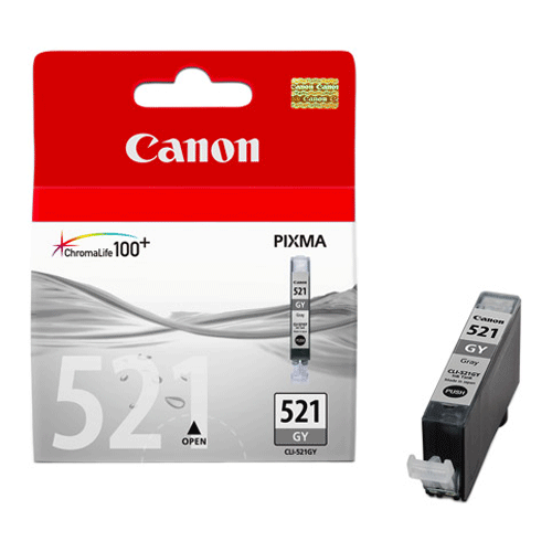 Cartucho de Tinta Gris Canon CLI-521GY 2937B001