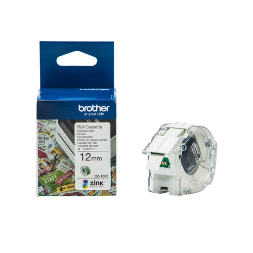 Brother CZ1001 Rollo Cinta Adhesiva 9mm 5m VC500W imagen 2
