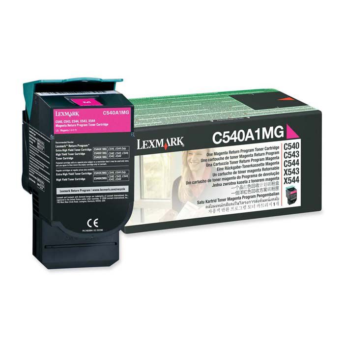 Toner Magenta C540A1MG Lexmark C540/C543/C544/X543/X544