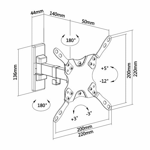 Soporte de pared Aisens WT42TSLE-009 vista 5
