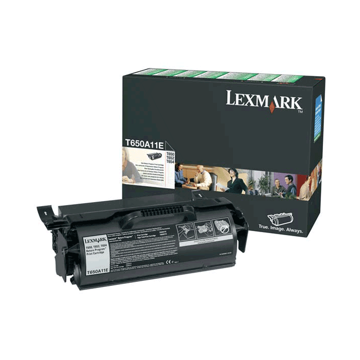Toner Negro T650A11E Lexmark T650/T652/T654