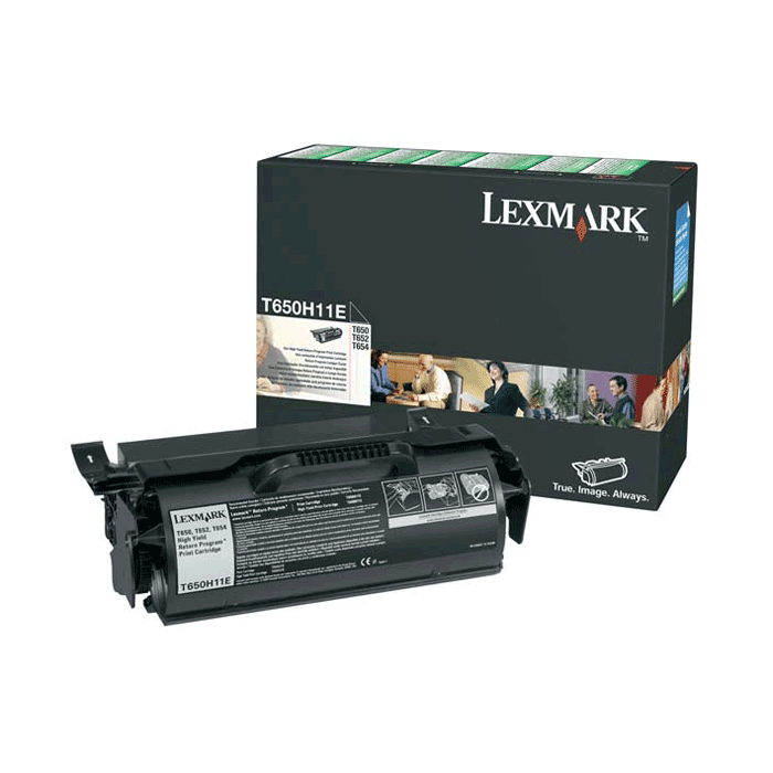 Toner Negro T650H11E Lexmark T650/T652/T654 Alta Capacidad