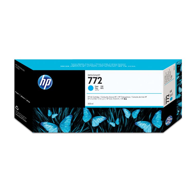 Tinta HP 772 Cian 300ML CN636A Original