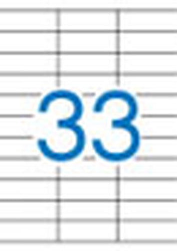 APLI Etiquetas Adhesivas 70x25,4 mm Blanco Impresión imagen 1