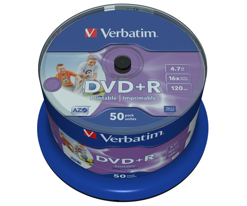 DVD+R Verbatim 43512 4,7GB 16x imprimible, 50 unidades imagen 3