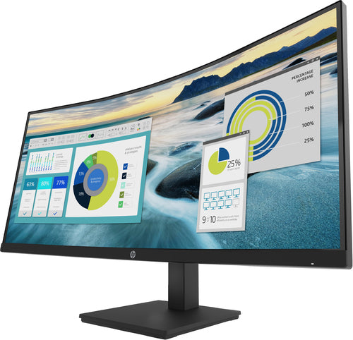 Monitor HP P34hc G4 34" UWQHD 100 Hz USB-C / DisplayPort / HDMI vista 3