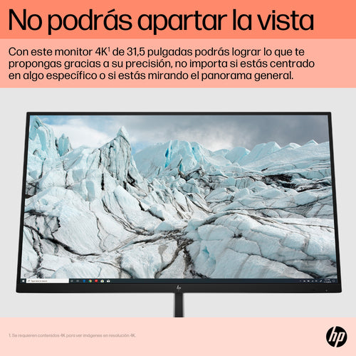 Monitor HP E32k G5 32" 4K UHD IPS 60 Hz USB-C / DisplayPort / HDMI vista 4