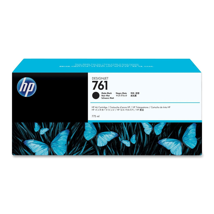 Tinta HP 761 Negro Mate Original