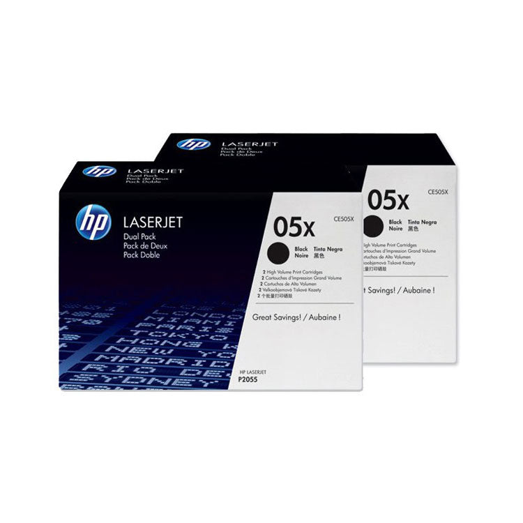 Pack Tóner HP 05X CE505XD