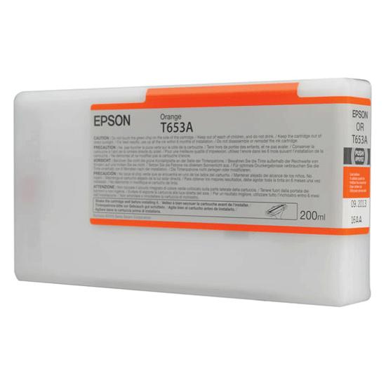 Tinta Naranja Epson T653a Stylus Pro 4900