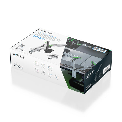 Brazo para monitor Aisens DT38TSR-345 vista 6