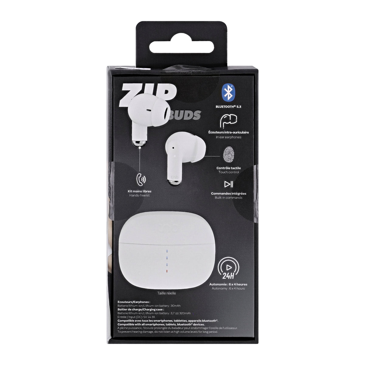 Auriculares TNB EBZIPP2INWH blanco imagen 8