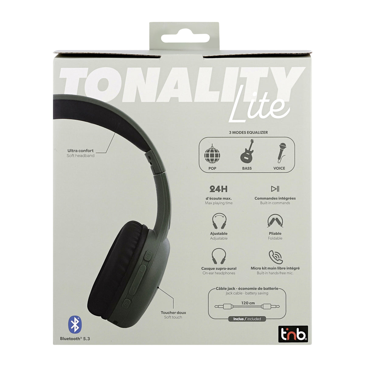 Auriculares TNB CBTONESUPGN negro imagen 5