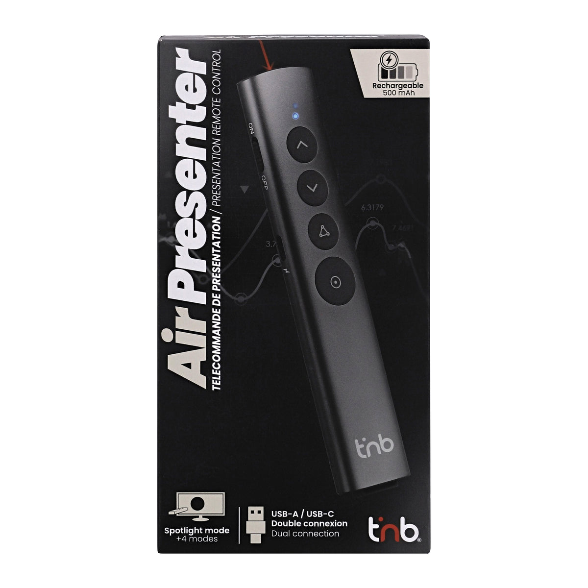 Presentador TNB AIRPRESENTER gris imagen 7